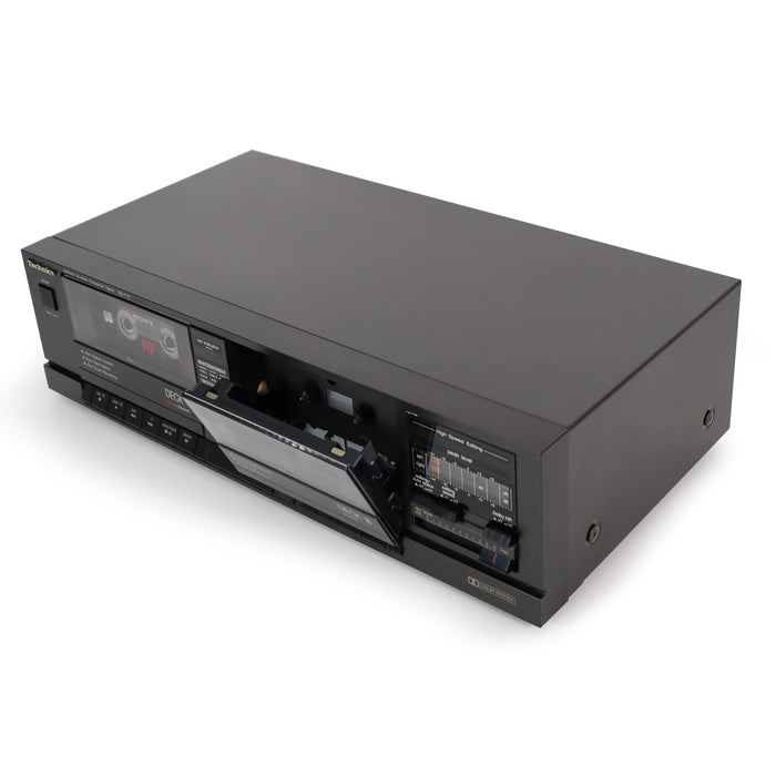 Technics RS-T17 Dual Deck Cassette Player with Auto Tape Select and One Touch Recording-Electronics-SpenCertified-refurbished-vintage-electonics