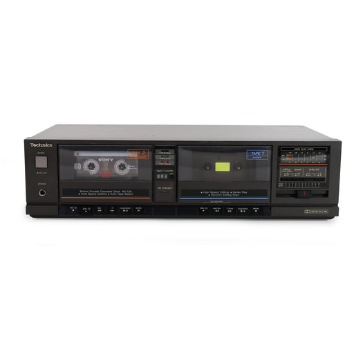 Technics RS-T20 Dual Deck Cassette Player with Auto Tape Select-Electronics-SpenCertified-refurbished-vintage-electonics