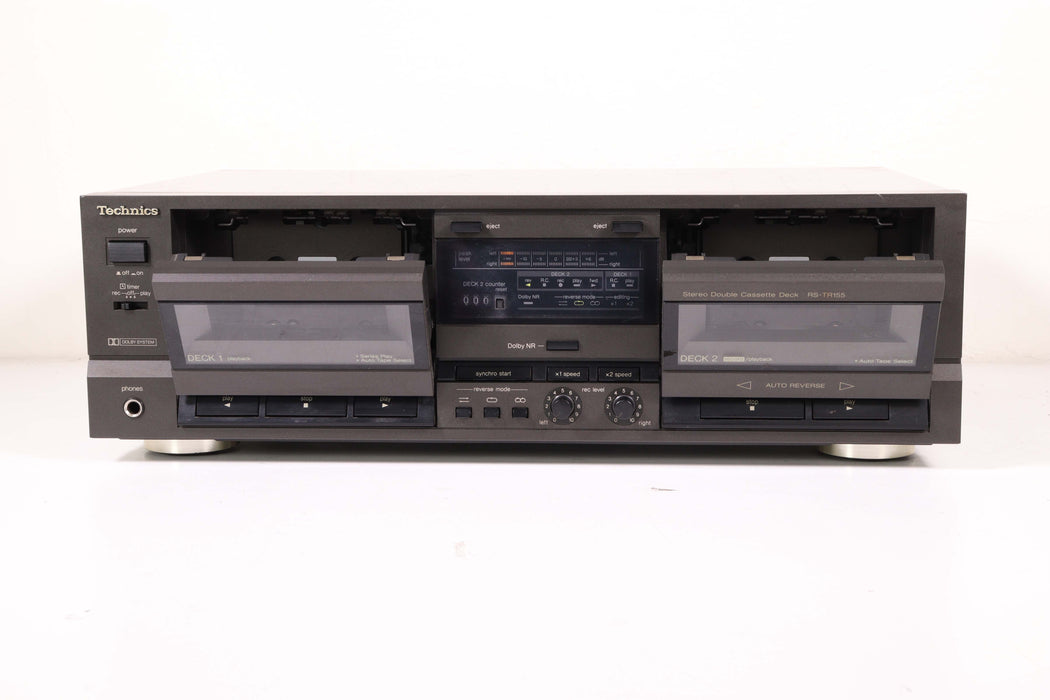 Technics RS-TR155 Double Cassette Deck Player Recorder Unit-Electronics-SpenCertified-vintage-refurbished-electronics