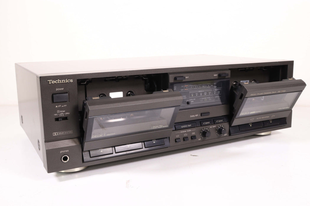 Technics RS-TR155 Double Cassette Deck Player Recorder Unit-Electronics-SpenCertified-vintage-refurbished-electronics