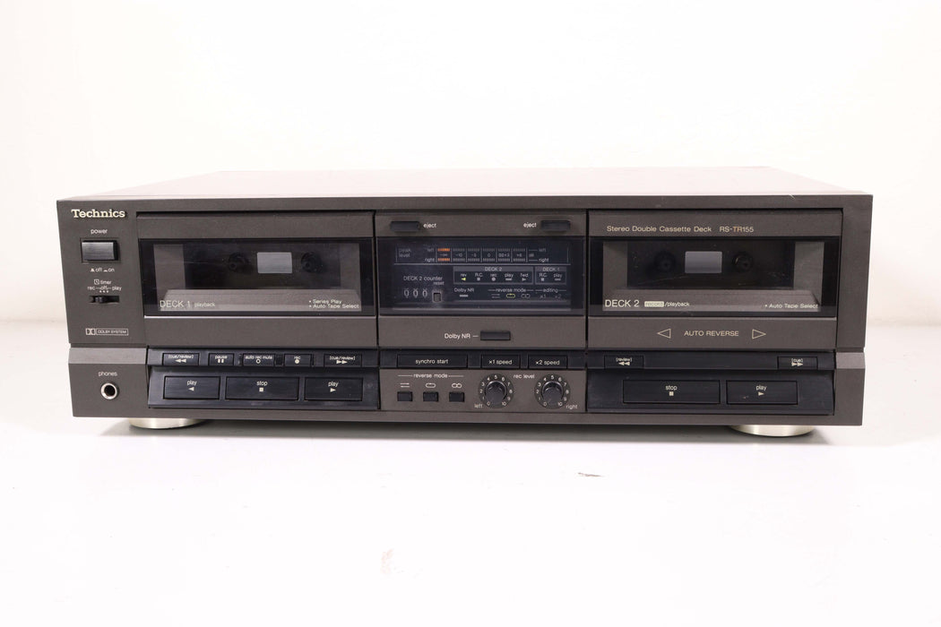 Technics RS-TR155 Double Cassette Deck Player Recorder Unit-Electronics-SpenCertified-vintage-refurbished-electronics