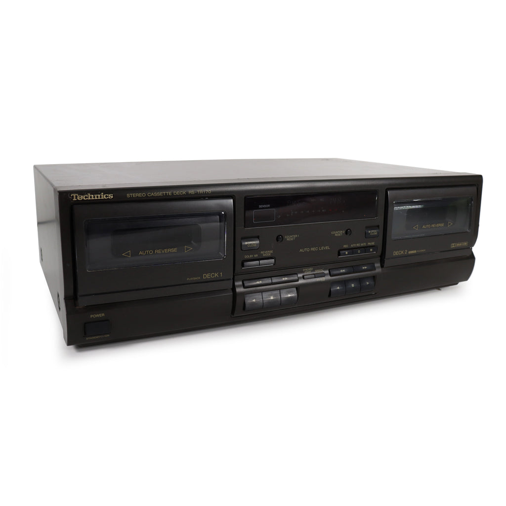 Technics RS-TR170 Dual Cassette Deck Player Recorder — SpenCertified