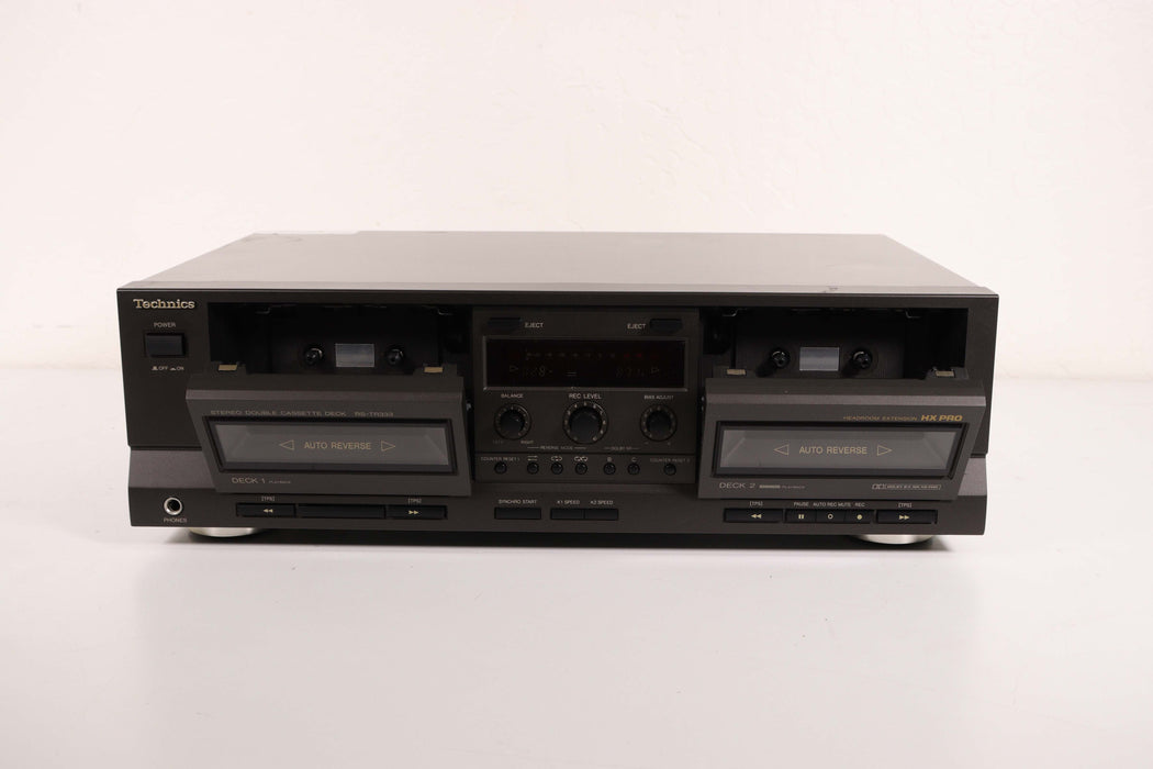 Technics RS-TR333 Dual Cassette Tape Deck Player and Recorder-Electronics-SpenCertified-vintage-refurbished-electronics