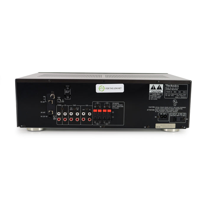 Technics SA-EX110 Stereo Receiver-Electronics-SpenCertified-refurbished-vintage-electonics