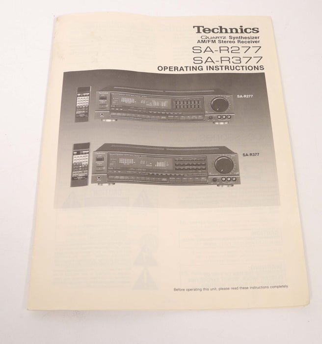 Technics SA-R277 Quartz Synthesizer AM/FM Stereo Receiver Home Amplifier w/ Built-in Equalizer-Audio Amplifiers-SpenCertified-vintage-refurbished-electronics