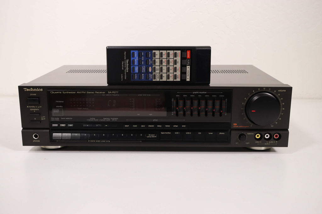 Technics SA-R277 Quartz Synthesizer AM/FM Stereo Receiver Home
