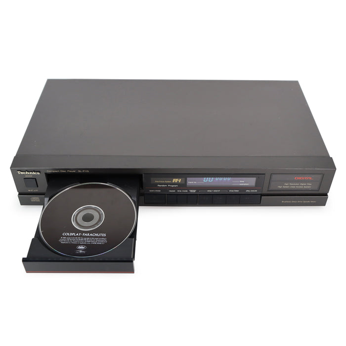 Technics SL-P115 Single Disc CD Player-Electronics-SpenCertified-refurbished-vintage-electonics