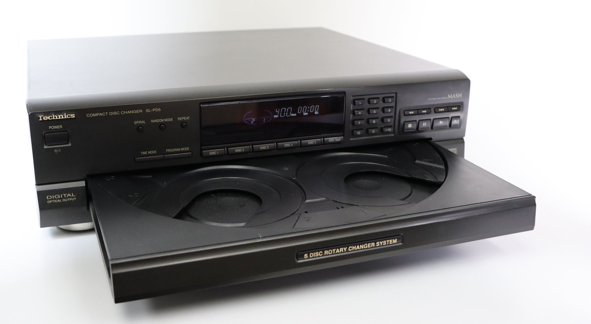 Technics SL-PD5 5 Disc CD Changer Compact Disc Player with Optical Dig ...