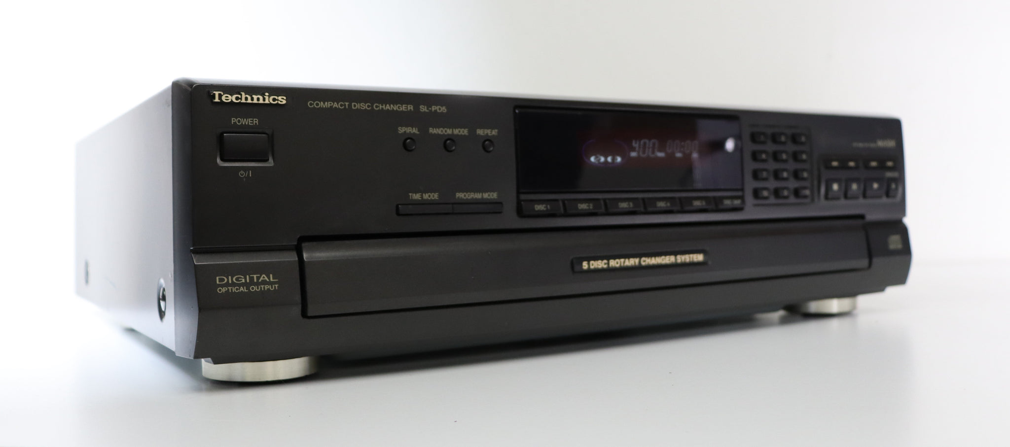 Technics SL-PD5 5 Disc CD Changer Compact Disc Player with Optical Dig ...