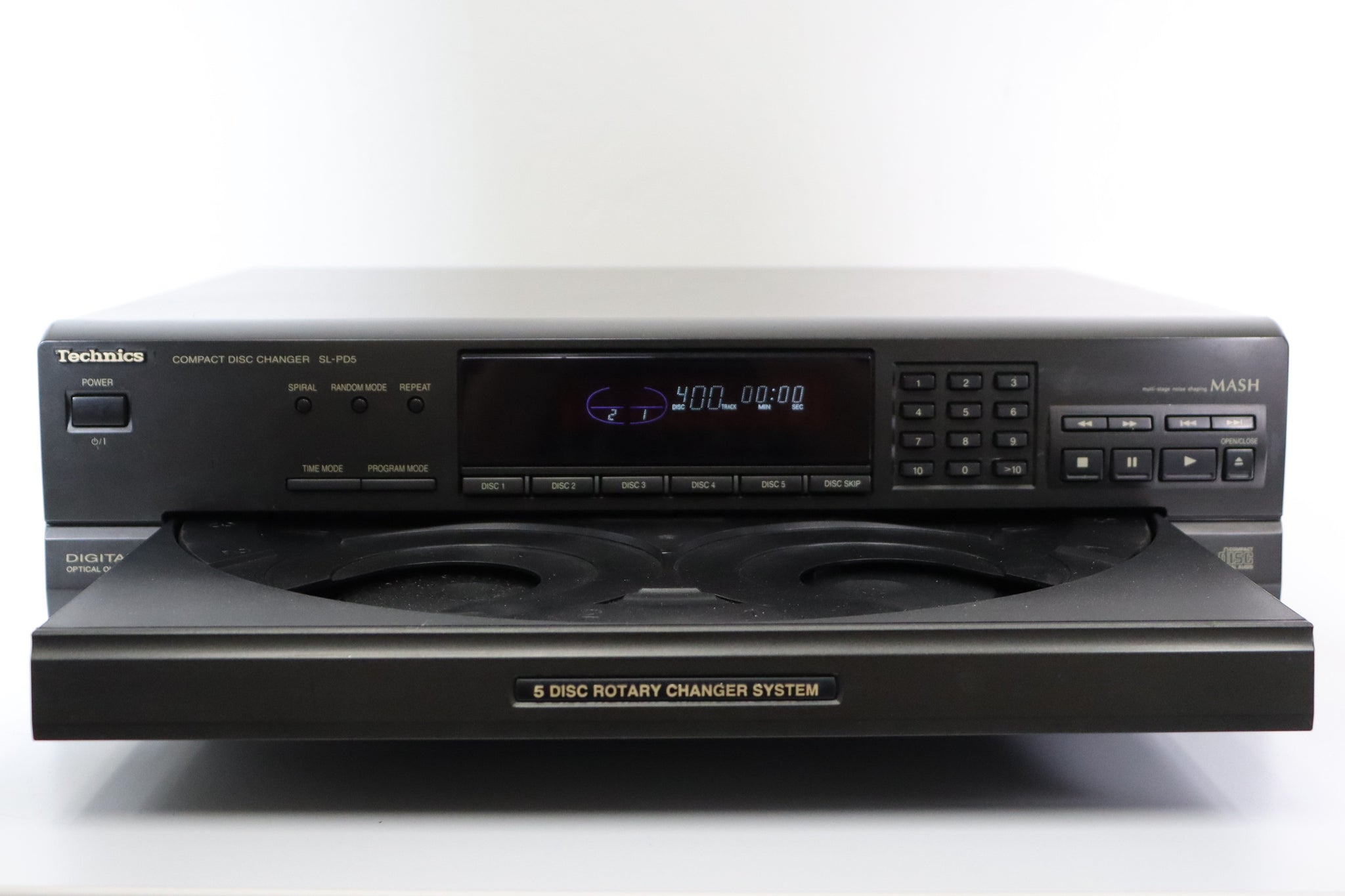 Technics SL-PD5 5 Disc CD Changer Compact Disc Player with Optical Dig ...