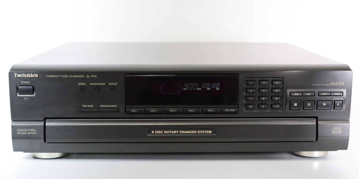 Technics SL-PD5 5 Disc CD Changer Compact Disc Player with Optical Dig ...