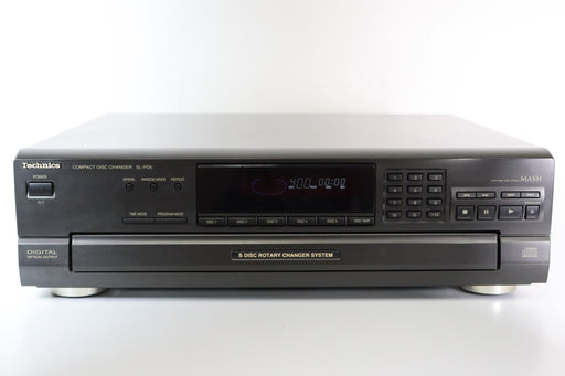 Technics SL-PD5 5 Disc CD Changer Compact Disc Player with Optical Digital Audio-Electronics-SpenCertified-vintage-refurbished-electronics