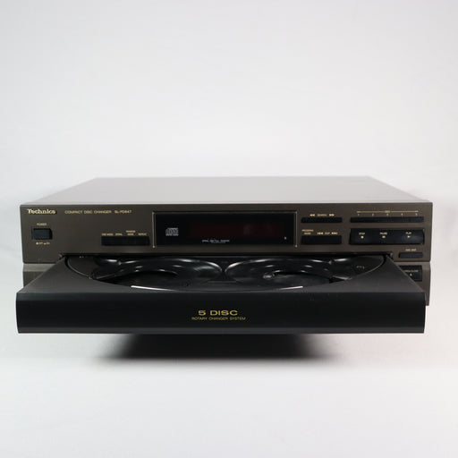 Technics SL-PD647 5 Disc Carousel CD Player-Electronics-SpenCertified-refurbished-vintage-electonics