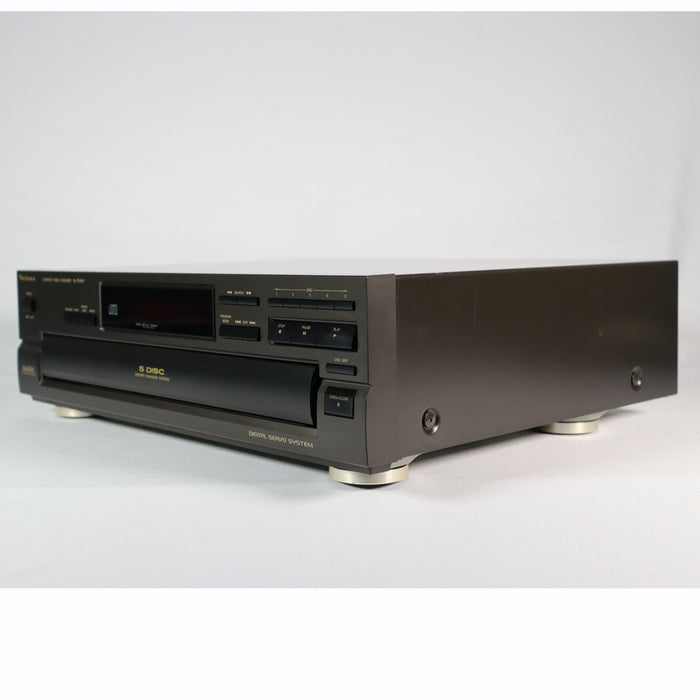 Technics SL-PD647 5 Disc Carousel CD Player-Electronics-SpenCertified-refurbished-vintage-electonics