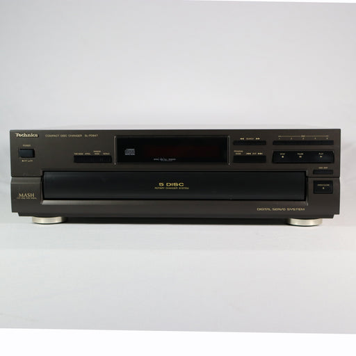 Technics SL-PD647 5 Disc Carousel CD Player-Electronics-SpenCertified-refurbished-vintage-electonics