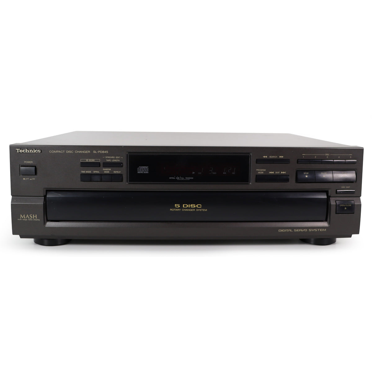 Technics SL-PD845 5-Disc Carousel CD Player — SpenCertified