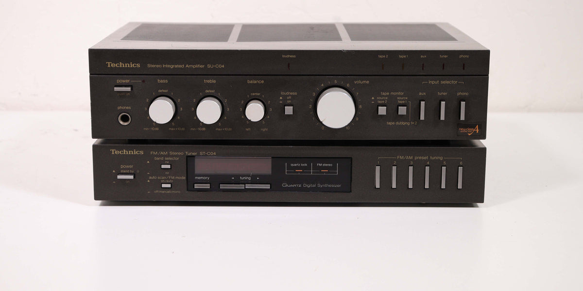 Technics SU-C04 ST-C04 Stereo Integrated Amplifier AM FM Tuner