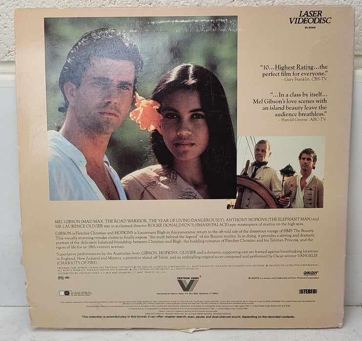 The Bounty LaserDisc Movie-Electronics-SpenCertified-refurbished-vintage-electonics