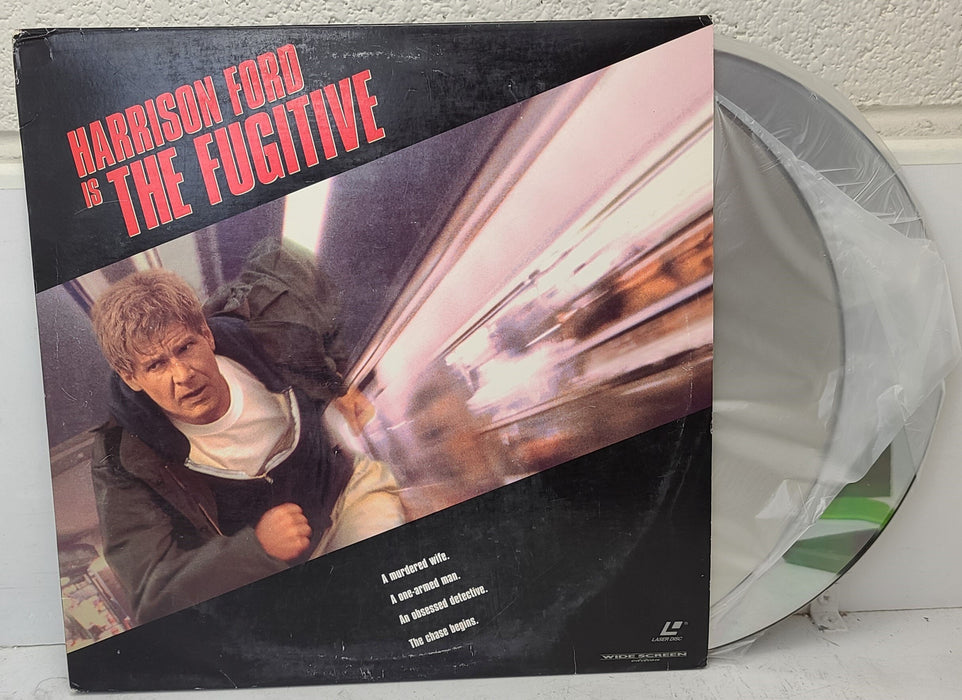 The Fugitive with Harrison Ford LaserDisc Movie-Electronics-SpenCertified-refurbished-vintage-electonics