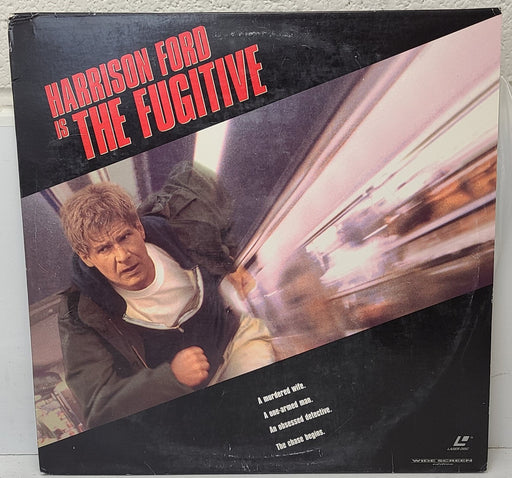 The Fugitive with Harrison Ford LaserDisc Movie-Electronics-SpenCertified-refurbished-vintage-electonics