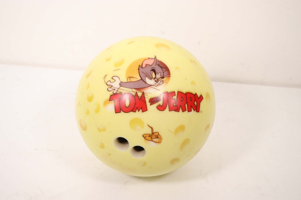 Tom & Jerry Bowling Ball Yellow BPB5405 VIZ-A-BALL 15.8 Pounds (RARE)-Bowling Balls-SpenCertified-vintage-refurbished-electronics