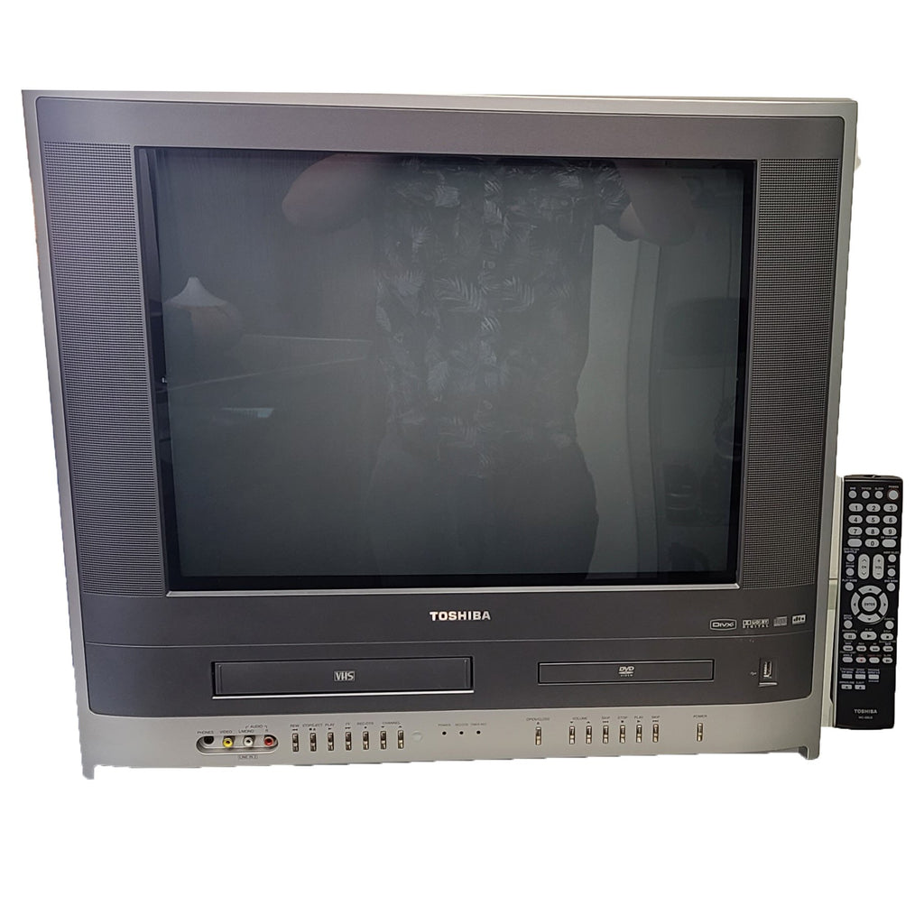 Toshiba 20 Inch Color TV DVD VCR VHS Player Combination Television