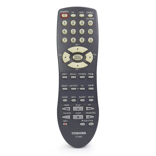 Toshiba CT-820 Remote Control for Toshiba TV 14AF41-Remote-SpenCertified-refurbished-vintage-electonics