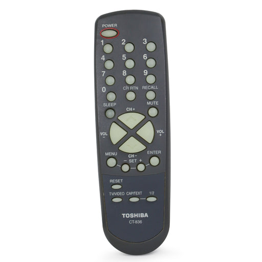 Toshiba CT-836 Remote Control for TV 13A22-Remote-SpenCertified-refurbished-vintage-electonics