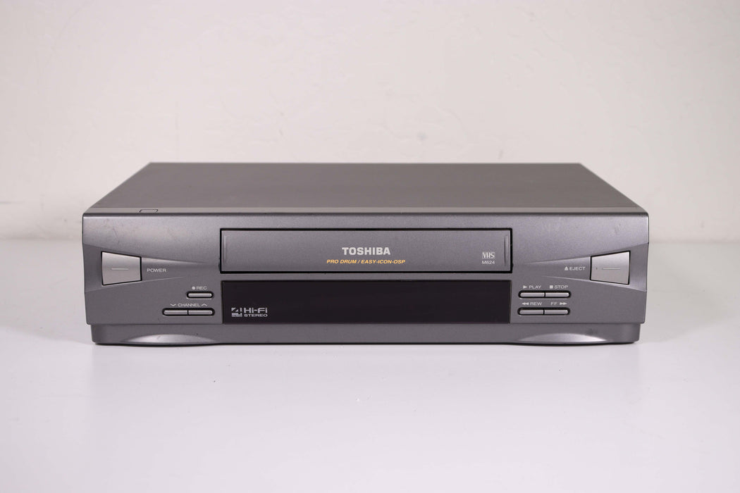 Toshiba M624 Hi-Fi Stereo VCR VHS Player System with Remote-VCRs-SpenCertified-vintage-refurbished-electronics