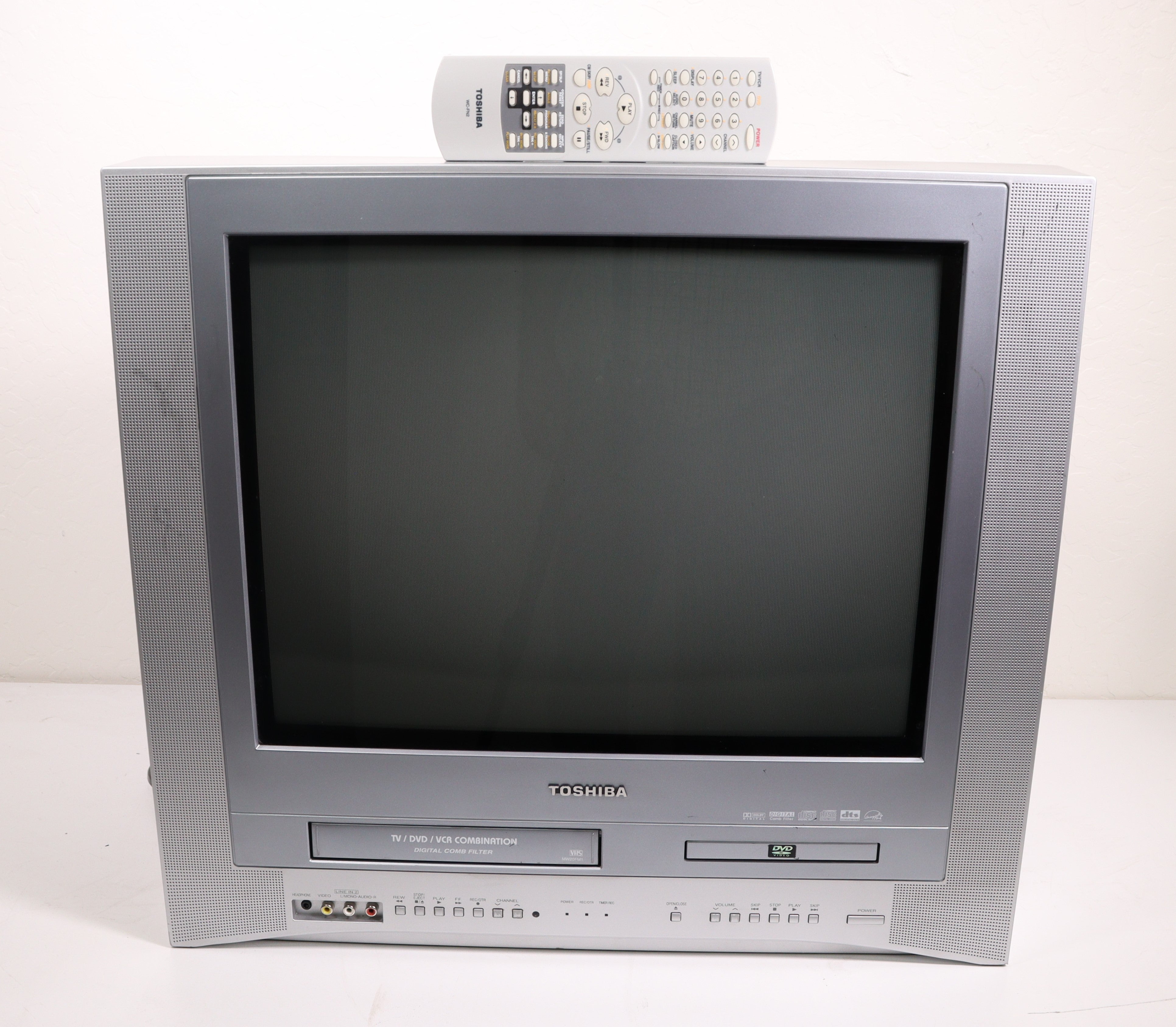 Toshiba MW20FM1 20 Inch DVD VCR TV Combination System Vintage Tube