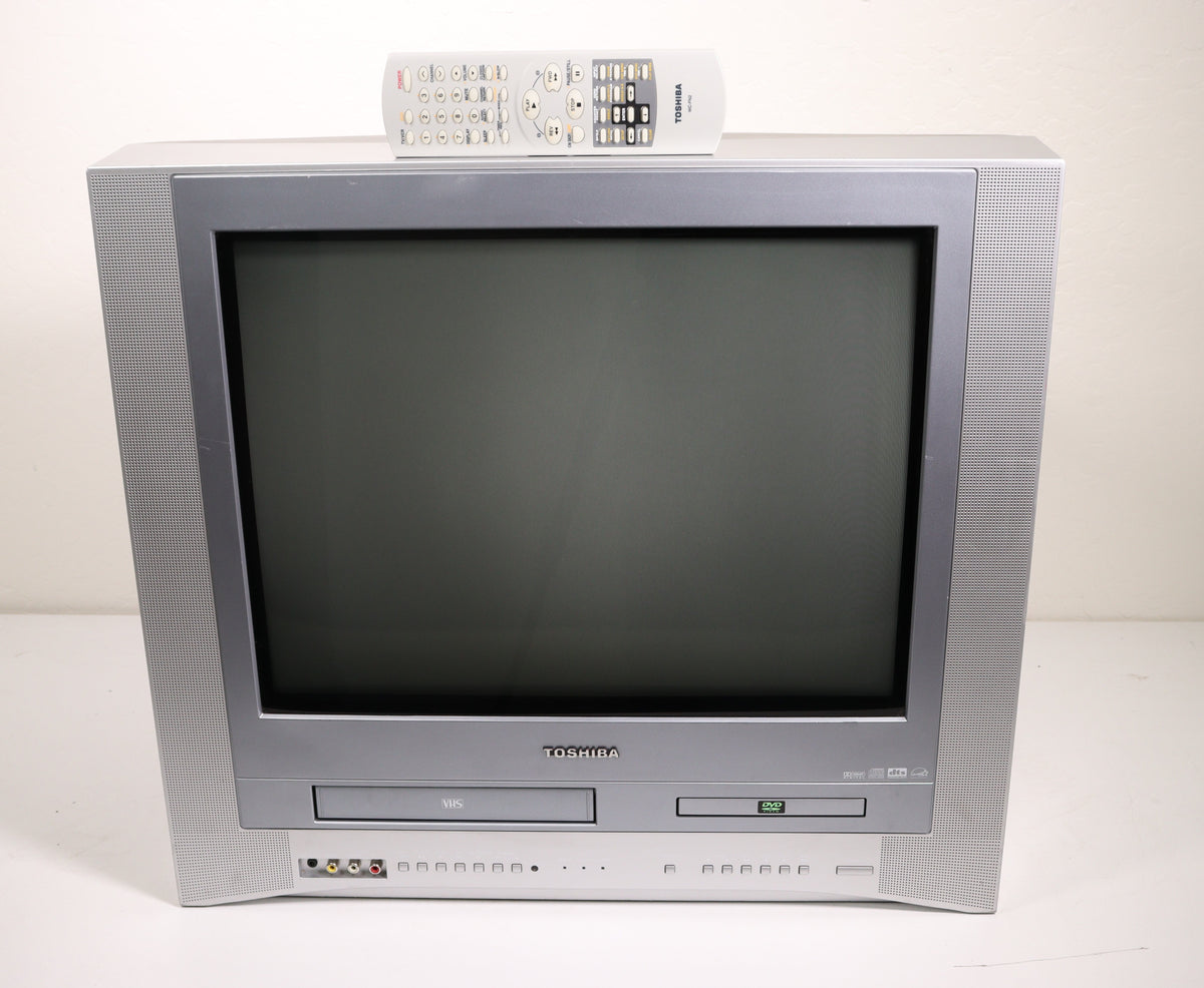 Toshiba Tv Vcr Dvd Combo Vintage Toshiba VCR VHS Player And 13 TV