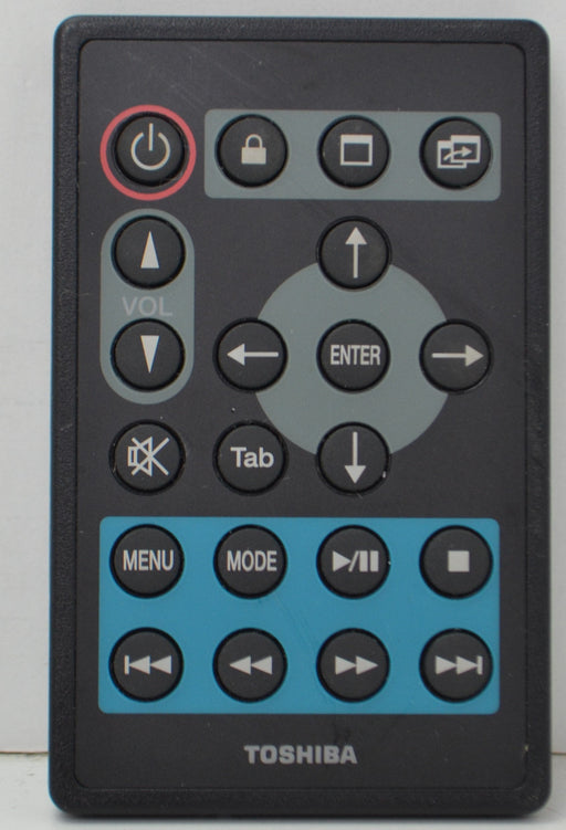 Toshiba Portable DVD Player Remote Control Unit-Remote-SpenCertified-refurbished-vintage-electonics