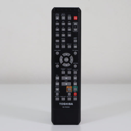 Toshiba SE-R0294 Remote Control For DVD VHS Recorder Model-Remote-SpenCertified-refurbished-vintage-electonics