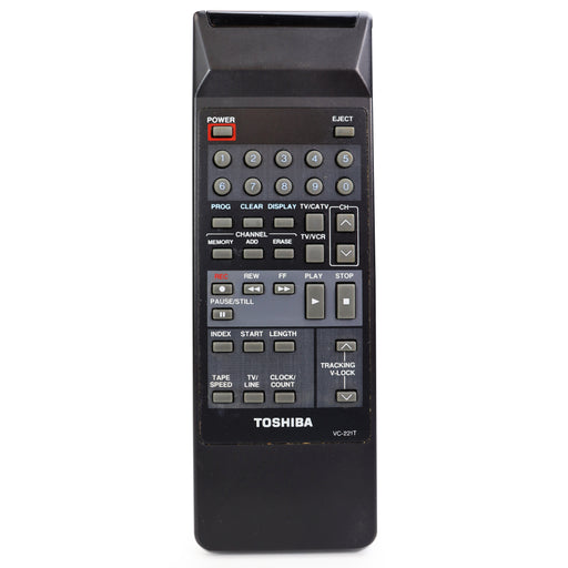 Toshiba VC-221T Remote Control for VCR/VHS Player/Recorder M221 and More-Remote-SpenCertified-refurbished-vintage-electonics
