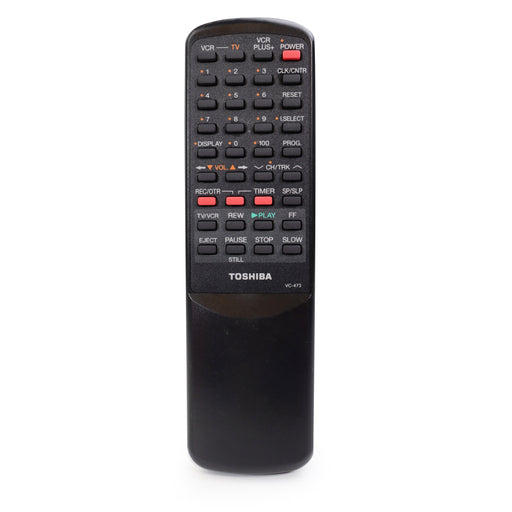 Toshiba VC-473 Remote Control for VCR/VHS Player/Recorder M-473 and More-Remote-SpenCertified-refurbished-vintage-electonics