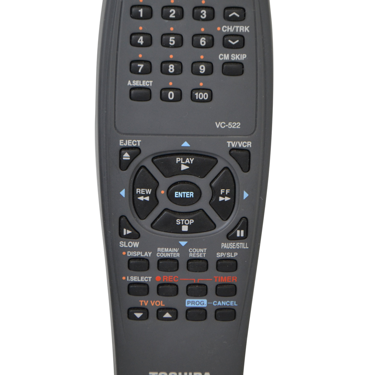 Toshiba VC-522 VCR VHS Player Remote Control for W522 and More