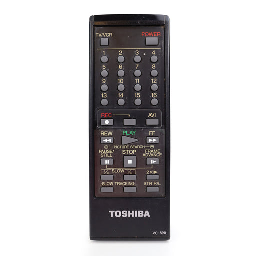Toshiba VC-59B Remote Control for VCR/TV-Remote-SpenCertified-refurbished-vintage-electonics