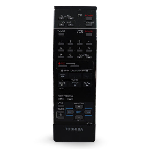 Toshiba VC-65 Remote Control for TV / VCR Combo-Remote-SpenCertified-refurbished-vintage-electonics