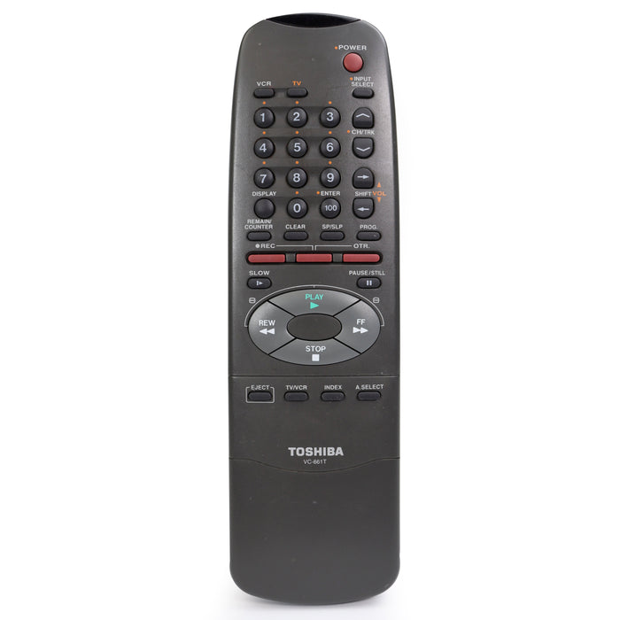 Toshiba VC-661T TV Television and VCR VHS Player Remote Control-Remote-SpenCertified-refurbished-vintage-electonics