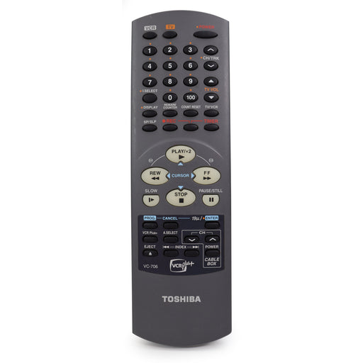 Toshiba VC-706 Remote Control for VHS Player W-706 and More-Remote-SpenCertified-refurbished-vintage-electonics