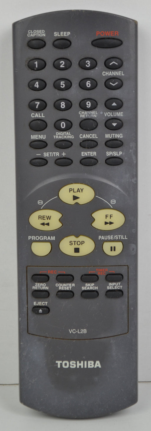 Toshiba VC-L2B VCR VHS Player Remote Control MV13LS MV13M2 MV13M3 MV13M5 MV19L2-Remote-SpenCertified-refurbished-vintage-electonics