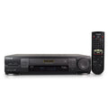 Toshiba W707 VCR/VHS Player/Recorder 6 Head Pro Drum V3 Technology VCR+ One Minute Rewind SQPB