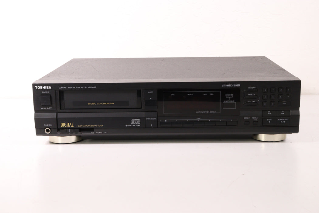 Toshiba XR-9058 7 Disc CD Player Changer Cartridge Style-CD Players & Recorders-SpenCertified-vintage-refurbished-electronics