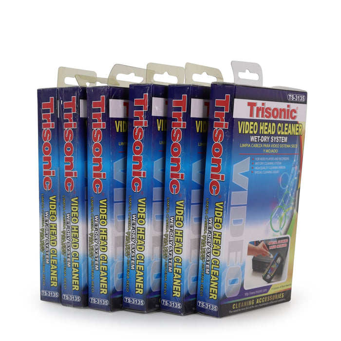 Trisonic TS-3135 Video Head Cleaner-Electronics-SpenCertified-6 Pack-refurbished-vintage-electonics