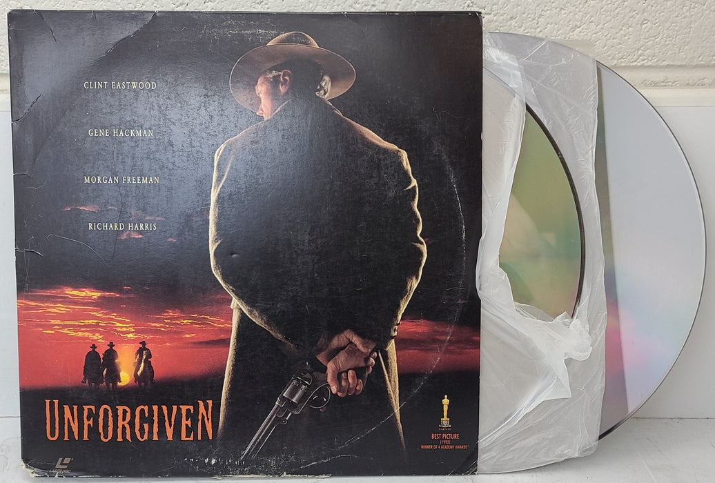 Unforgiven with Clint Eastwood LaserDisc Movie-Electronics-SpenCertified-refurbished-vintage-electonics