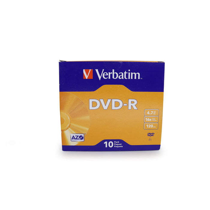 Verbatim DVD-R Recordable Discs-Electronics-SpenCertified-10 Pack with Casing-refurbished-vintage-electonics