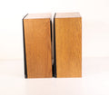 Video Acoustics VA-1401 OA Magnetically Shielded Bookshelf Speakers Pair Light Brown Wood