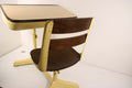 Vintage Children's School Desk Tan and Brown (FREE SHIPPING)