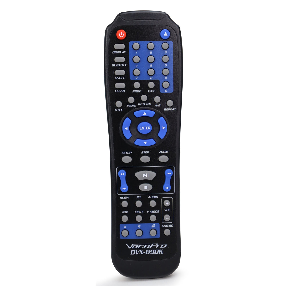 Vocopro Remote Control VocoPro DVX-890K Remote Control for Multi-Format Digital Key Control D ...