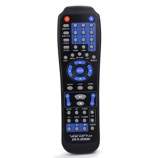 VocoPro DVX-890K Remote Control for Multi-Format Digital Key Control DVD/DivX Player Model DVX890K-Remote-SpenCertified-refurbished-vintage-electonics